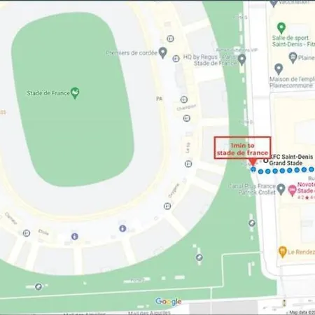 Apartment Grand F2 De 50m2 Pour 4 Personnes - Paris 10eme Gare Du Nord, Stade De France Saint-Denis (Seine-Saint-Denis)